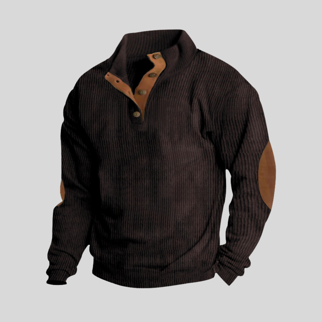 Enrico - Herre corduroy sweatshirt